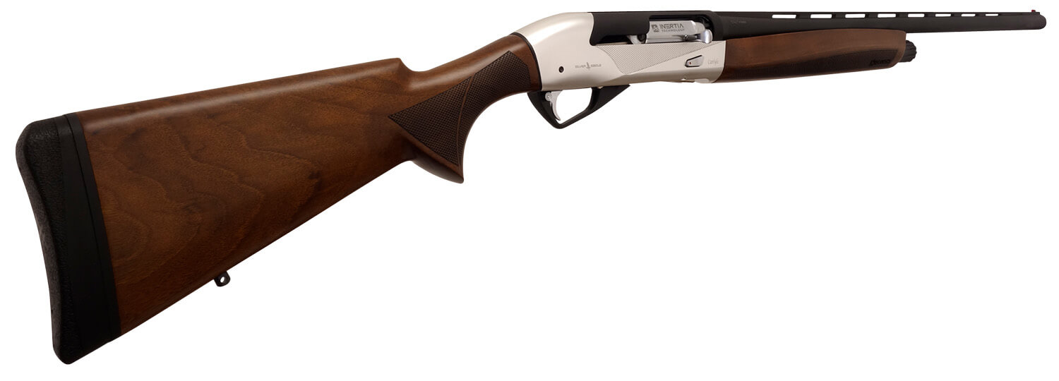 T R Imports CAR1228SLVR Carlyle 12 Gauge 3" 4+1 28" Black Barrel Silver/Black Rec Cerakote Finish Turkish Walnut Furniture Fiber Optic Sight 5 Chokes & Hard Case Included - Image 3