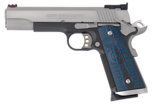 Colt Mfg O5970XETT Gold Cup Trophy 45 ACP 8+1 5" Stainless National Match Barrel Stainless Steel Serrated Slide & Frame w/Beavertail Ambidextrous