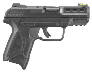 Ruger 3855 Security-380 380 ACP 10+1 3.42" Black Oxide Barrel Black Serrated Steel Slide Black Polymer Frame w/Accessory Rail Black Polymer Grips