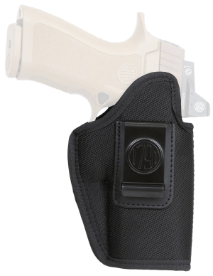 1791 Gunleather PNIWB5BLKR Premium Nylon IWB Size 05 Black Ballistic Nylon Belt Clip Right Hand