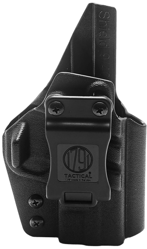 1791 Gunleather TACIWBG2CG3BLKR Tactical Kydex IWB Black Kydex Belt Clip Fits Taurus G2C/G3 Right Hand