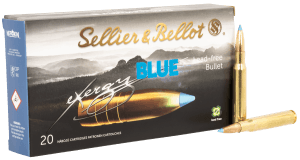 Sellier & Bellot SB3006XA eXergy 30-06 Springfield 165 gr TAC EX Blue 20rd Box/ 12 Case