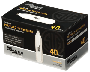 Sig Sauer Airguns AC1240 CO2 Cylinders Cartridges 12 Grams 40 Per Box