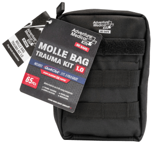 Adventure Medical Kits 20640299 MOLLE Bag Trauma Kit 1.0 Treats Injuries/Illnesses Black