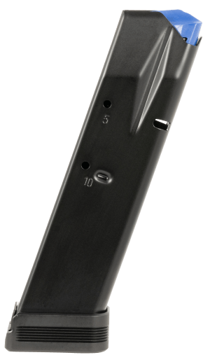 Mec-Gar MGCZ7510M 10rd Extended 9mm Luger Fits CZ Competition 75B/CZ Competition 85B/CZ Competition SP-01/CZ Competition Shadow/CZ Competition Shadow 2 Blued w/Anti-Friction Coating Carbon Steel