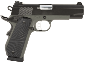 SDS Imports 10100106 1911 Stingray Carry 9mm Luger 9+1 4.25" Stainless Steel Barrel Black Cerakote Serrated Steel Slide Black Cerakote Aluminum Bobtail Frame Black Sunburst G10 Grips