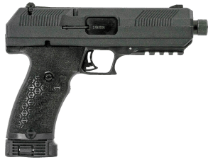 Hi-Point JXP10 JXP  10mm Auto 10+1  5.20" Black Steel Threaded Barrel  Black Powder Coated YC9 Styled/Serrated Steel Slide  Black Polymer Frame w/Picatinny Rail  Black Textured Polymer Grip