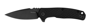 Kershaw 1407 Conduit 2.90" Folding Spear Point Plain Black Oxide 8Cr13MoV SS Blade/Blacked Out Texture Glass-Filled Nylon Handle Includes Pocket Clip