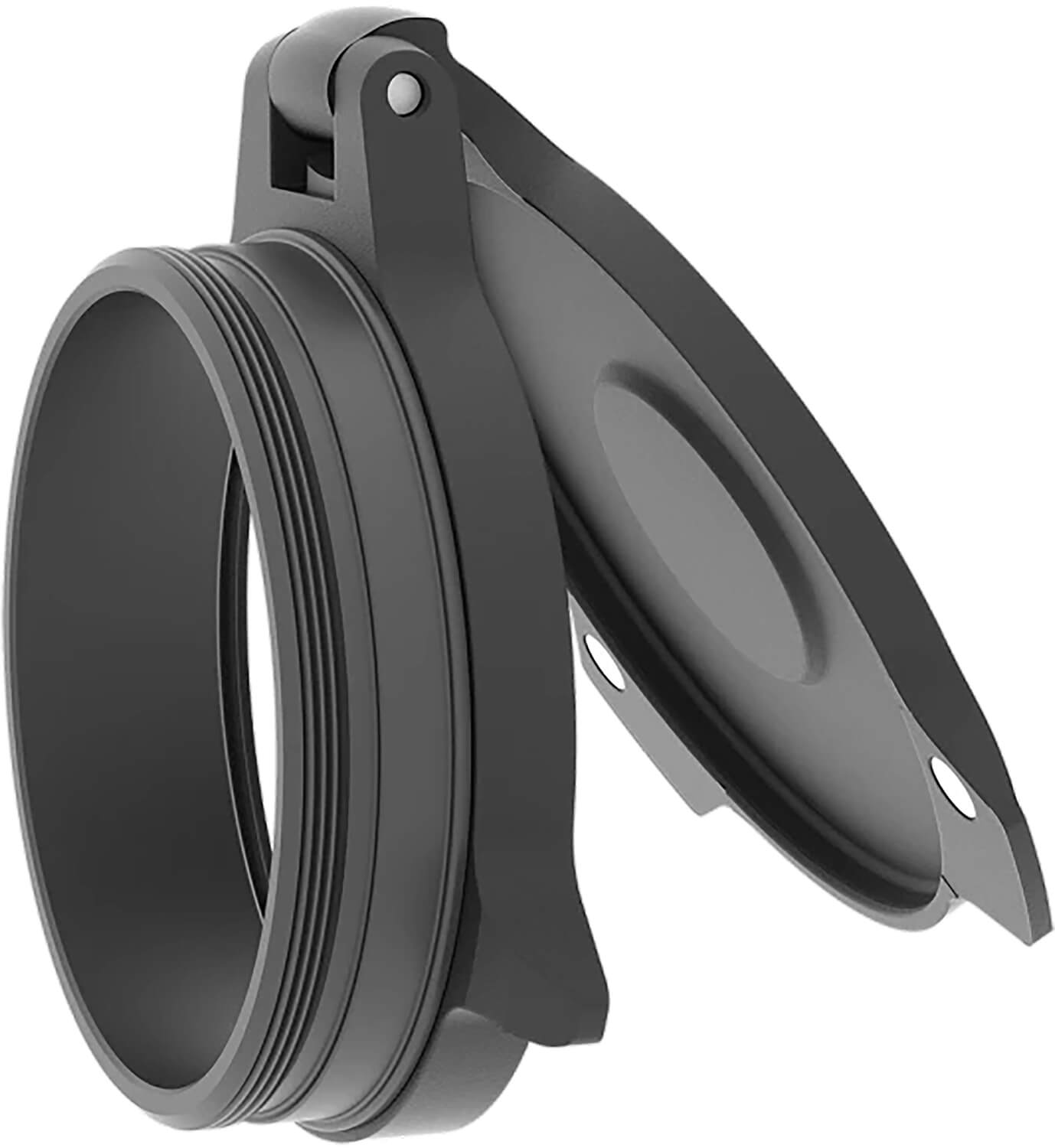 Leupold 59035 Alumina Scope Cover Matte Black Aluminum 32-33mm Obj. Screw On - Image 2