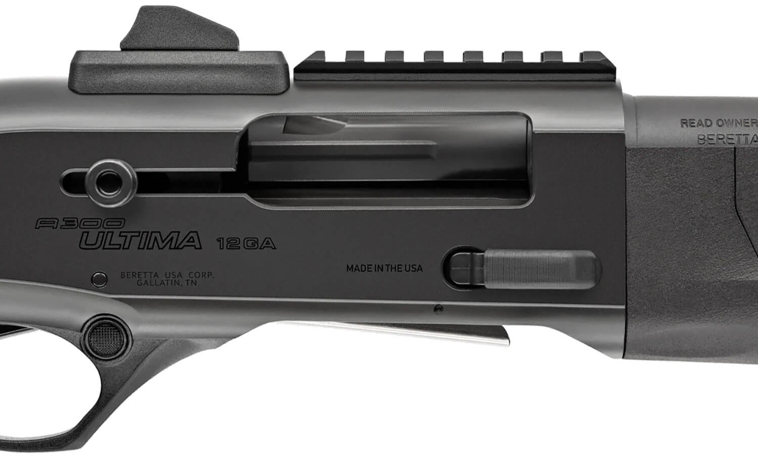 Beretta USA J32CT11 A300 Ultima Patrol 12 Gauge 3" 7+1 19.10" Black Loop Velcro on Rec Fixed Stock Ghost Ring Sight Picatinny Mount Extended Controls - Image 3