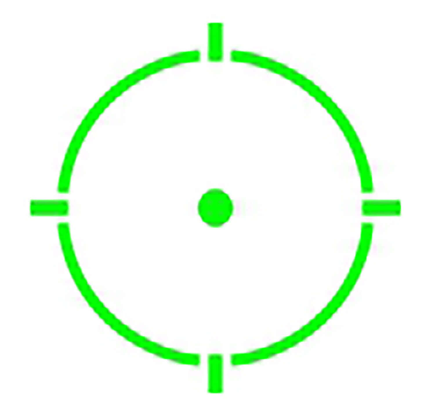 Holosun SCRSGRMRS SCRS Black Anodized 1 x 20 mm 2 MOA Green Dot/65 MOA Circle Multi Reticle - Image 3