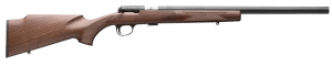 Browning 025253202 T-Bolt Target SR 22 LR 10+1 20" Matte Blued Heavy Bull Threaded Barrel Drilled & Tapped Matte Blued Steel Receiver Grade I Black Walnut Target Style Fixed w/Raised Comb Stock