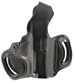 DeSantis Gunhide 085BA8JZ0 Thumb Break Mini Slide OWB Black Leather Belt Slide Fits Sig P365 Belt 1.75" Wide Right Hand