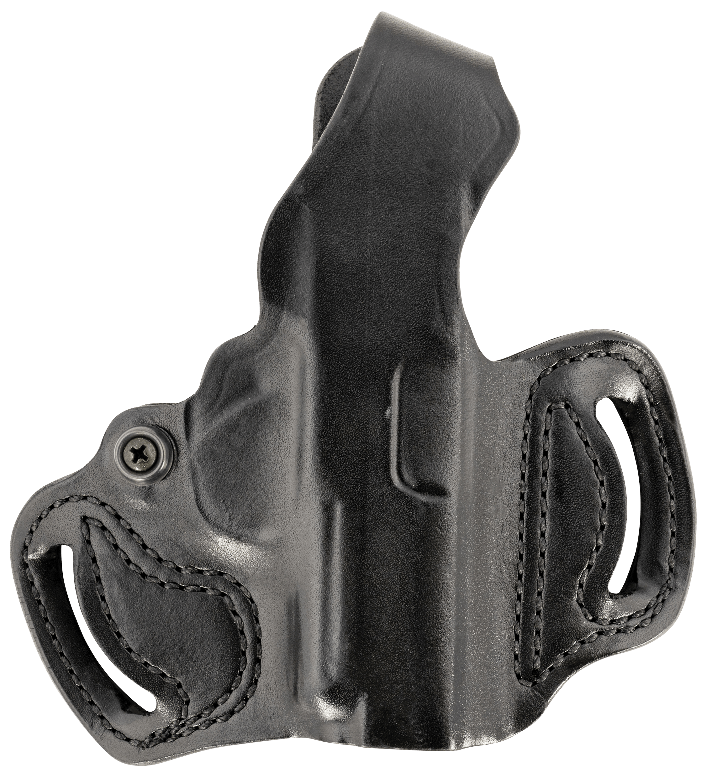 DeSantis Gunhide 085BA8JZ0 Thumb Break Mini Slide OWB Black Leather Belt Slide Fits Sig P365 Belt 1.75" Wide Right Hand