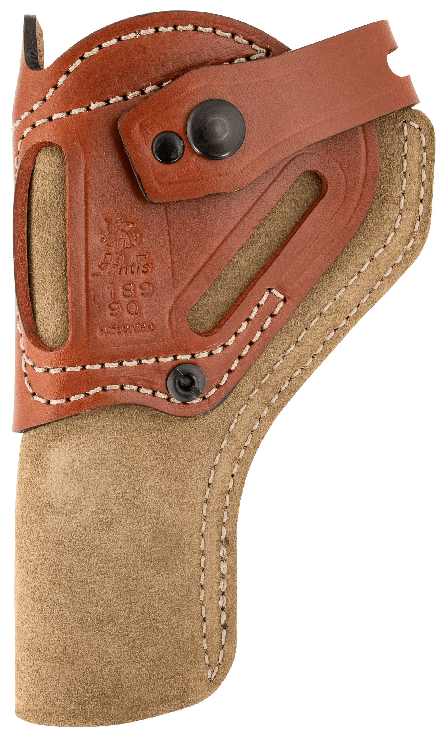 DeSantis Gunhide 189NJ9QZ0 Wild Hog OWB Natural Leather Belt Fits Heritage Rough Rider and Ruger Wrangler Belt 1.75" Wide Ambidextrous