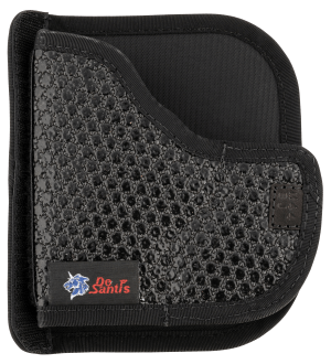 DeSantis Gunhide M44BJ8JZ0 Super Fly Black Rubberized Fabric Pocket Fits Sig P365 Ambidextrous
