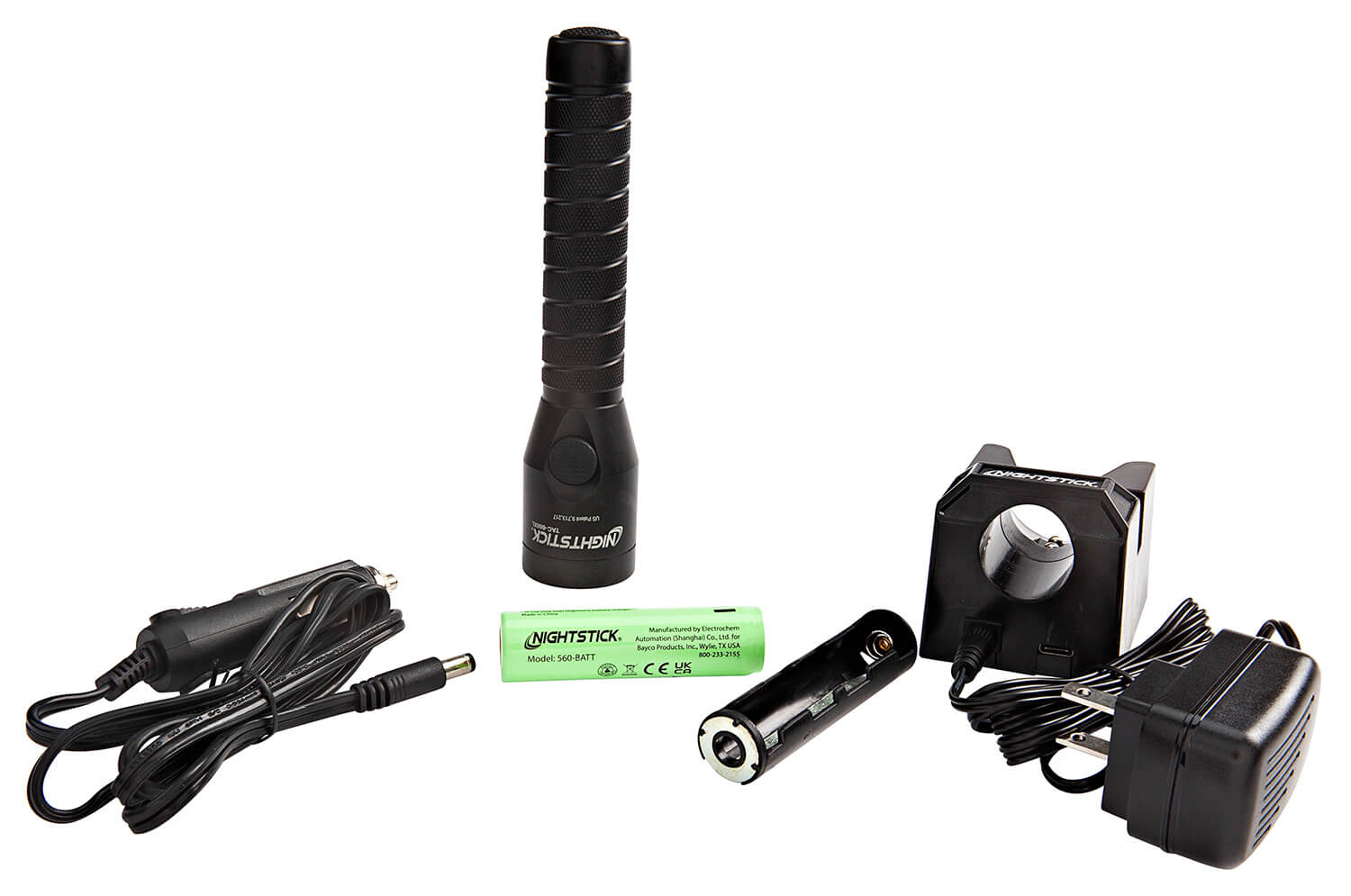 Nightstick TAC660XL TAC-660XL Black Anodized Aluminum White LED 150/550/1100 Lumens 87 Meters 228 Meters Beam Distance - Image 3