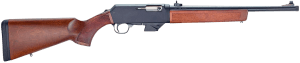 Henry H027H9S Homesteader w/Sig/S&W Mag Well Adapter 9mm Luger 10+1 16.37" Blued Steel Threaded Barrel  Black Anodized Aluminum/Optic Ready Receiver  American Walnut Fixed Stock w/2-Piece Grips Ambidextrous