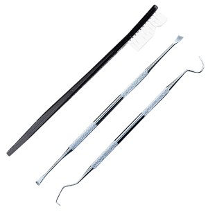 KleenBore KBPBSET 3-Piece Pick & Brush Tool Set