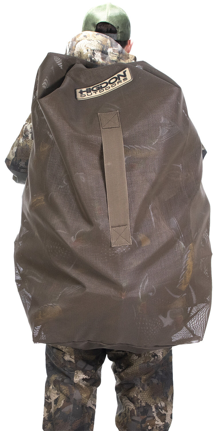 Higdon Outdoors 37177 Decoy Bag Small Black PVC Coated Mesh 39" x 18" x 15" Holds up to 36 Standard Decoys - Image 2