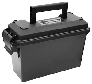MTM Case-Gard AC30T40 Ammo Can Tall 30 Cal Black Polypropylene