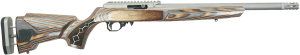 Black Rain Ordnance BRO22DSC Deluxe Full Size 22 LR 10+1 16" Matte Stainless Threaded Stainless Steel Barrel Stainless Aluminum w/Accessory Rail Receiver Shady Camo Boyd's Agility Stock Right Hand