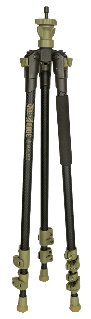 Primos 65832 Edge  Dark Earth Carbon Fiber Legs  Spartan Precision Technology Magnetic Attachment System 31"-59"