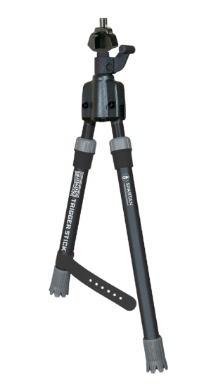 Primos 65828 Trigger Stick  Short 12"-16.50"  Black  Spartan Precision Magnetic Attachment System