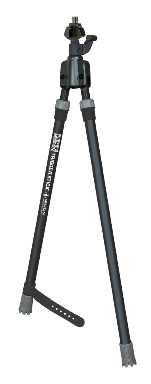 Primos 65829 Trigger Stick  Medium 21.50"-40"  Black  Spartan Precision Magnetic Attachment System