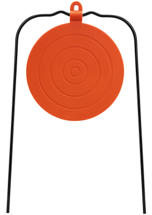 Champion Targets 40867 Gong Champion Centerfire Hanging Metal Target/ Black/Orange