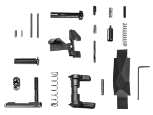 Geissele Automatics Ultra Duty Lower Parts Kit Black Ambi Safety Oversized Bolt Release/Catch for AR-15