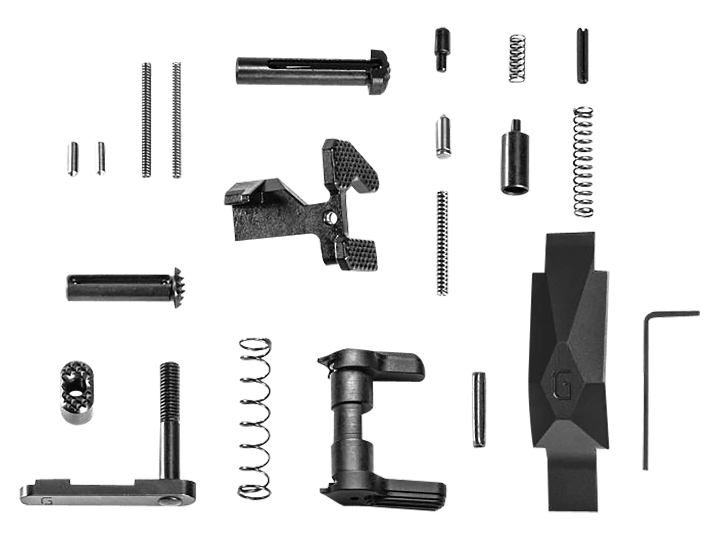 Geissele Automatics Ultra Duty Lower Parts Kit Black Ambi Safety Oversized Bolt Release/Catch for AR-15