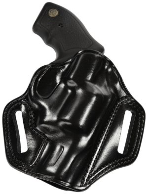 Galco CM270B Combat Master OWB Black Leather Belt Slide Fits Browning Hi-Power/Springfield SA-35/Girsan MC P35/Match Right Hand