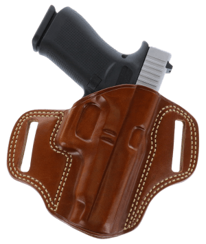 Galco CM880 Combat Master OWB Tan Leather Belt Slide Fits Springfield XDM 4.5" Right Hand