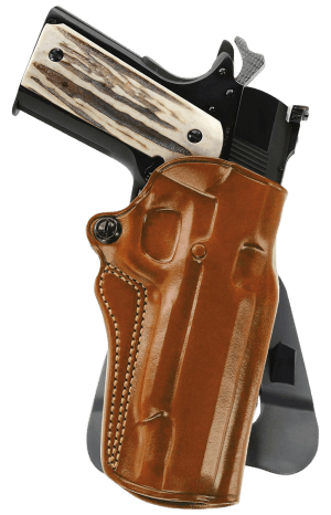 Galco SM2-800 Speed Master 2.0 OWB Tan Leather Paddle Fits CZ P-10M/Glock 43/43x Right Hand