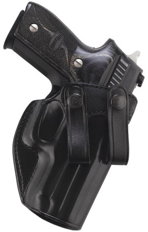 Galco SUM838B Summer Comfort IWB Black Leather Belt Loop Fits Glock 42/Sig P365 SAS/STD/.380 Right Hand
