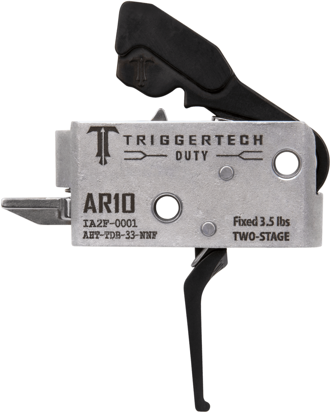TriggerTech AHTTDB33NNF Duty Flat Trigger Two-Stage 3.50 lbs Draw Weight Fits AR-10