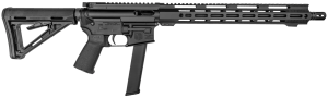 Diamondback DB1418P001 DB15  9mm Luger 32+1 16"  Black  Carbon Lower  Magpul MOE Stock  Magpul K2 Grip  Flash Hider