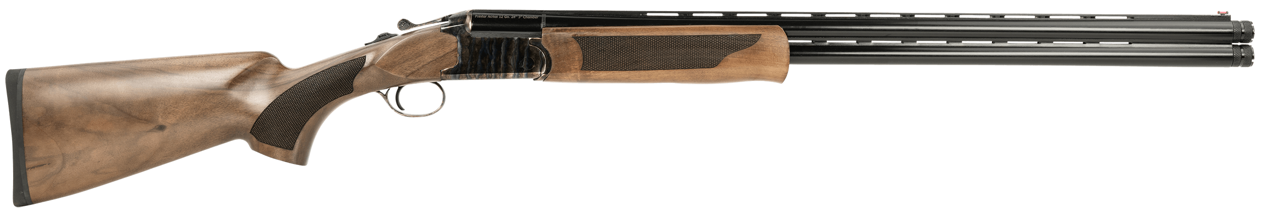 Pointer KAR41028HT Acrius 410 Gauge 3" Chamber 2rd 28" O/U Barrel Color Case Hardened Rec Turkish Walnut Stock Fiber Optic Sight 5 Chokes
