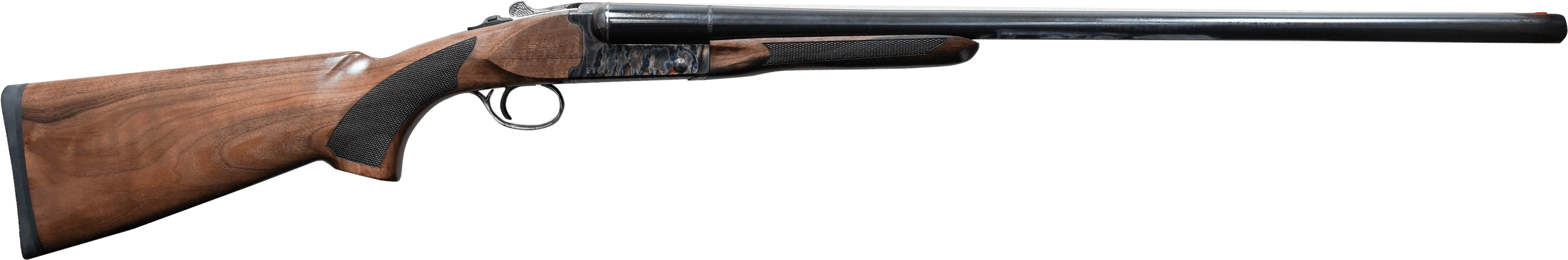 Pointer FT61228HT Side By Side 12 Gauge 3" 2rd 28" Blued Barrel Color Case Hardened Rec Fixed Walnut Stock Bead Sight 5 Chokes