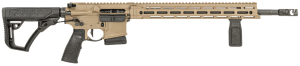 Daniel Defense 0212811090055 DDM4 V7 Pro *CA Compliant 5.56x45mm NATO 18" 10+1 FDE Rec Black OEM Overmolded Stock & Grip Geissele Trigger