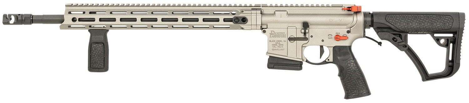 Daniel Defense 0212809385055 DDM4 V7 Pro *CA Compliant 5.56x45mm 10+1 18" Black Phosphate Chrome Moly Vanadium Barrel Gun Metal Gray Cerakote Receiver 15" M-LOK Handguard Black Synthetic 6 Position Stock w/SoftTouch Overmolding Black Polymer Grip - Image 2