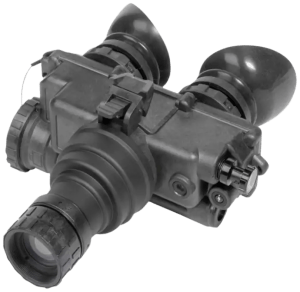 AGM Global Vision 12PV7123284111 PVS-7 3AW1 Night Vision Goggles Black 1x 27mm Generation 3 White Phosphor Level 1 64-72 Ip/mm Resolution White Filter