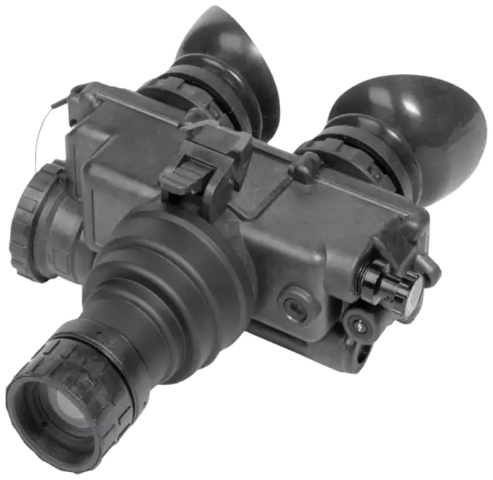 AGM Global Vision 12PV7123284111 PVS-7 3AW1 Night Vision Goggles Black 1x 27mm Generation 3 White Phosphor Level 1 64-72 Ip/mm Resolution White Filter