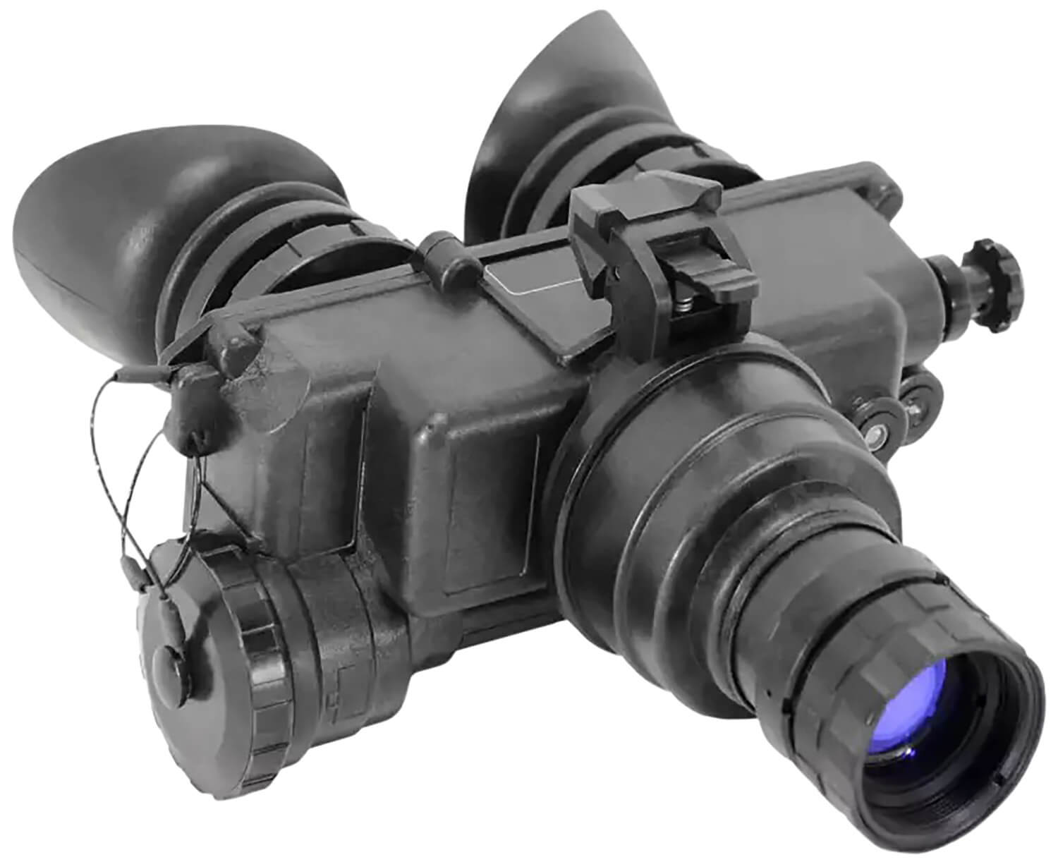 AGM Global Vision 12PV7123284111 PVS-7 3AW1 Night Vision Goggles Black 1x 27mm Generation 3 White Phosphor Level 1 64-72 Ip/mm Resolution White Filter - Image 2