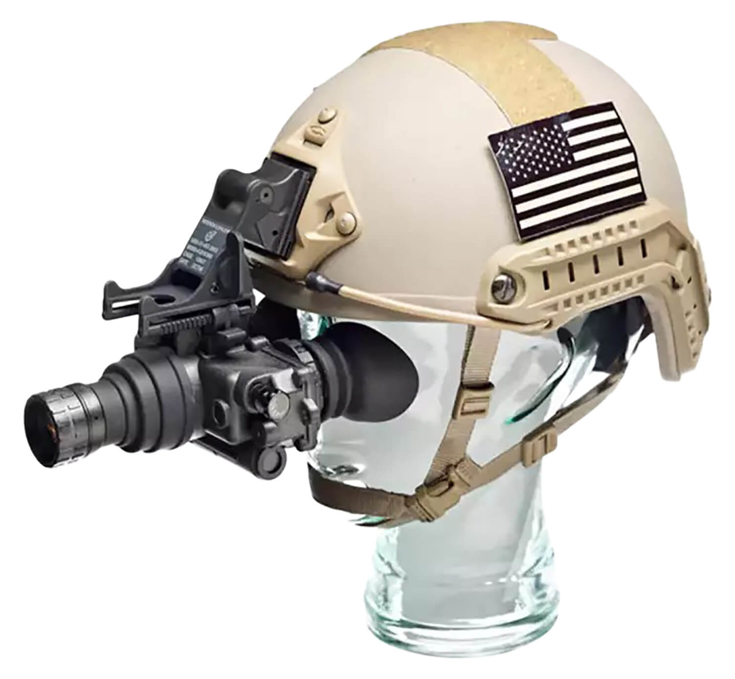 AGM Global Vision 12PV7123284111 PVS-7 3AW1 Night Vision Goggles Black 1x 27mm Generation 3 White Phosphor Level 1 64-72 Ip/mm Resolution White Filter - Image 3