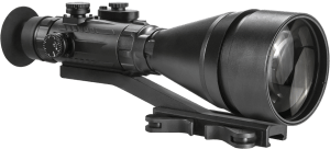 AGM Global Vision 15WP6623484111 Wolverine Pro-6 3AW1 Night Vision Rifle Scope Matte Black 6x100mm Gen 3 Auto-Gated White Phosphor Level 1 Illuminated Red Chevron w/Ballistic Drop Reticle
