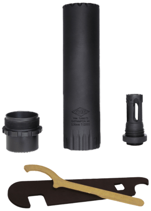 Yankee Hill 2175MB28 Turbo T3 5.56mm Black Stainless Steel/Inconel with 1/2"-28 tpi Muzzle Brake