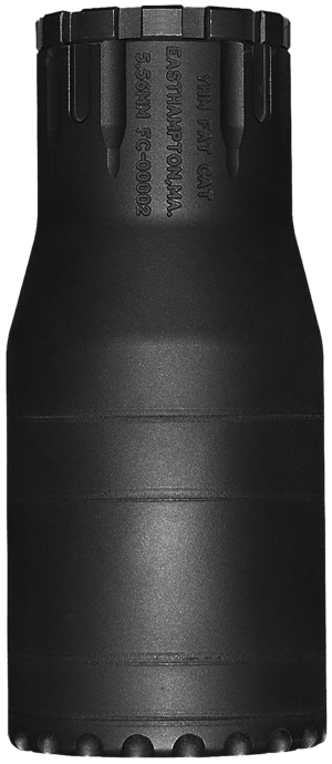 Yankee Hill 2200MB28 Fat Cat (Standard End Cap) 22 Cal (5.56mm) Black Stainless Steel/Inconel Mini sRx Mount Included