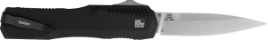 Kershaw 9000 Livewire 3.30" OTF Spear Point Plain Stonewashed CPM 20V SS Blade/ Textured Black Anodized Aluminum Handle Includes Pocket Clip
